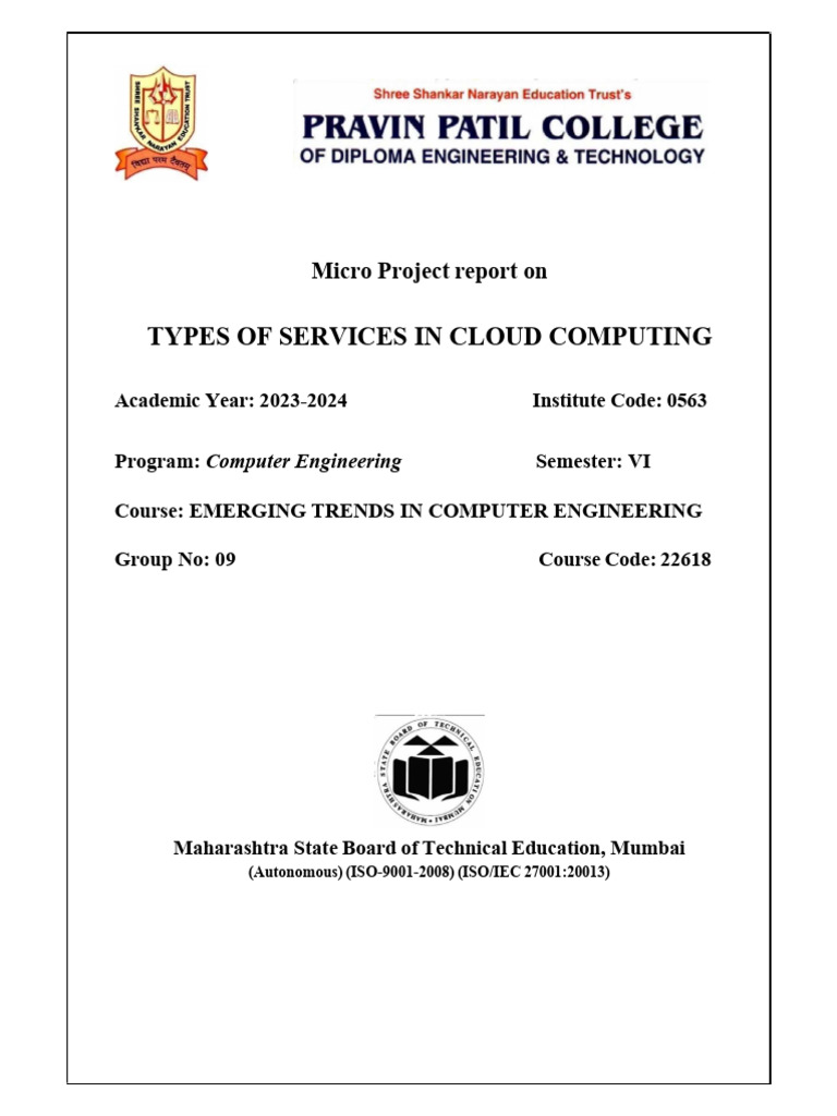 Eti Microproject (Nitin, Babu) | PDF | Cloud Computing | Platform As A ...