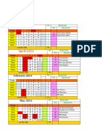 KALENDER PENDIDIKAN PAI Dan BP KELAS 1-6 SMT 2+