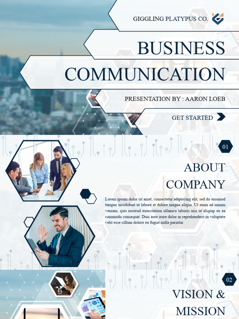 White Blue Modern Business Presentation | PDF