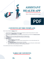 Assistant Health App Pitch Deck XL by Slidesgo