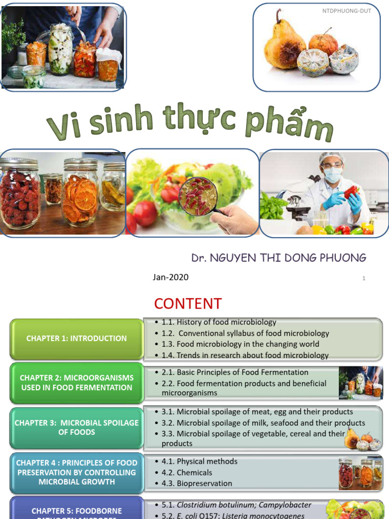 Chapter1 Food Microbiology TV | PDF