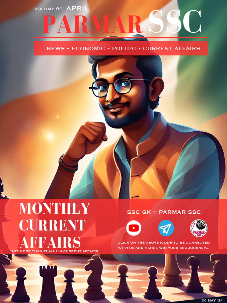 Parmar SSC Monthly Current Affairs April 2024 | PDF