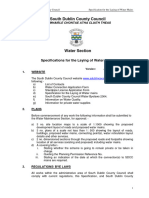 SDCC Water Specification Aug 2008-dublin pressure test