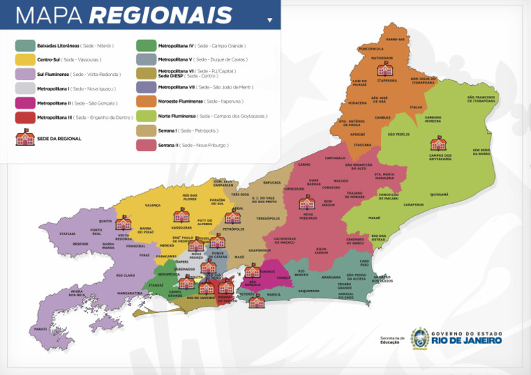 Mapa Rgionais SEEDUC 2021 | PDF