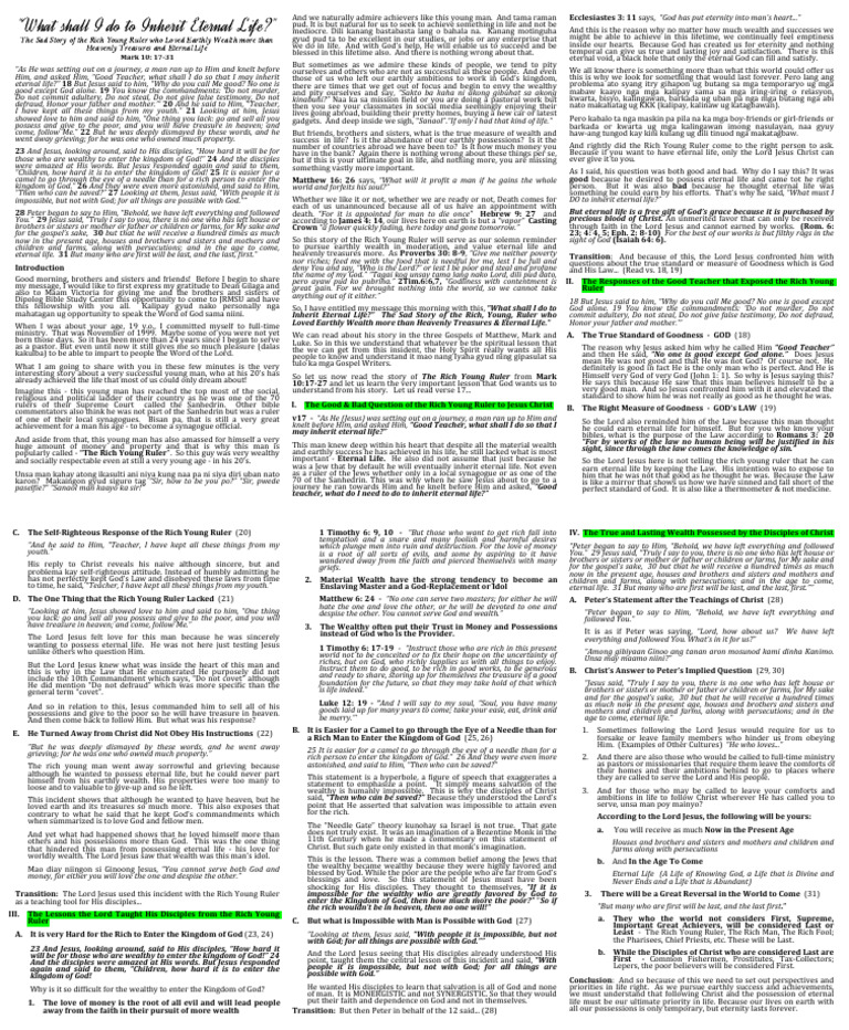 Evangelistic Bible Study 03 | PDF | Jesus | Eternal Life (Christianity)