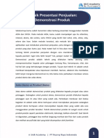 Teknik Presentasi Penjualan: Demonstrasi Produk: Sales Demo Vs Product Demo