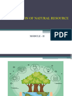 Conservation of Natural Resource