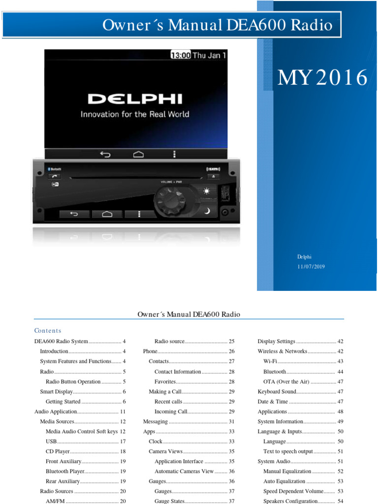 DEA6XX Owners Manual v5.3 | PDF | I Pod | Compact Disc