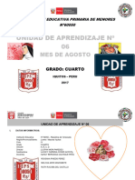 UNIDAD 4ºGRADO MES AGOSTO 