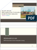 KLHS RDTR Kecamatan Tanara - Pres