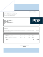 Factura Servicios de Planos y Presp. Local Estacion Energies