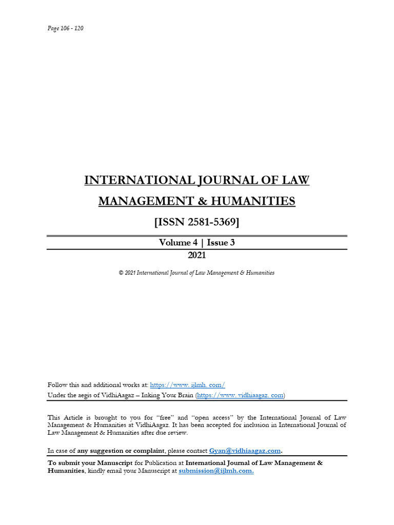Expanding Horizon Of Article 21 Vis A Vis Judicial Activism PDF Due
