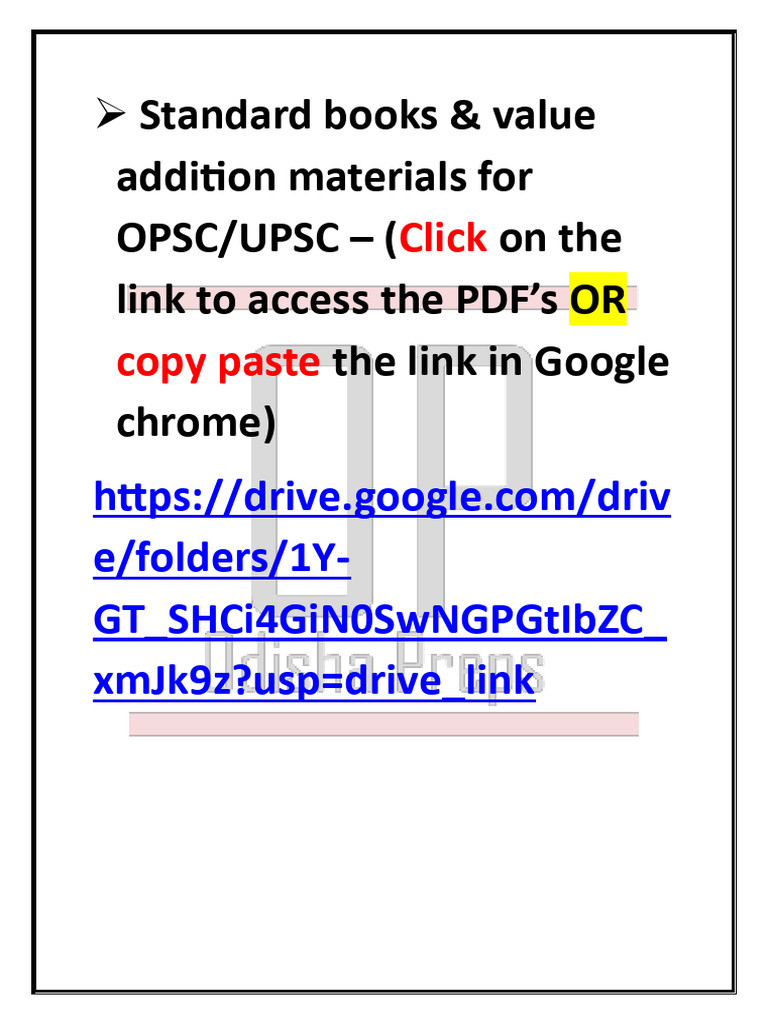 Standard Books & Materials | PDF