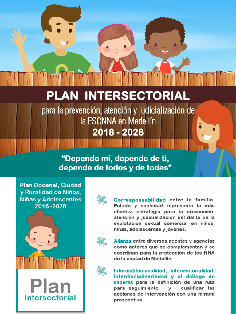 Presentacion Plan Intersectorial Contra La ESCNNA 2018-2028 | PDF ...