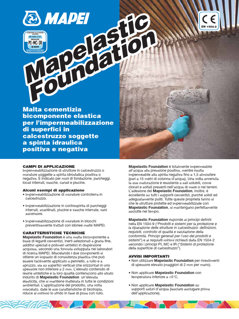 Mapelastic Foundation | PDF