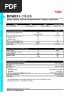 Dowex 50 WX8 50 100 L | PDF | Ion Exchange | Adsorption