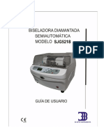 Manual de Operaciones Biseladora Semiautomática SJG5218