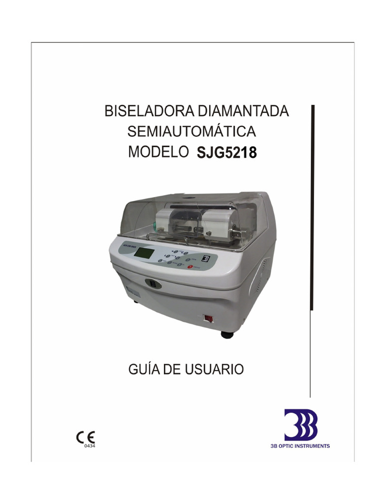 Manual de Biseladoras Semiautomáticas | PDF | Bomba | Rueda
