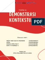 Topik 4 - Demonstrasi Kontekstual TBPP - Kelompok PPL SDI Parang