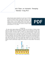 Review Research Paper On Automatic Stamping Machine Using PLC