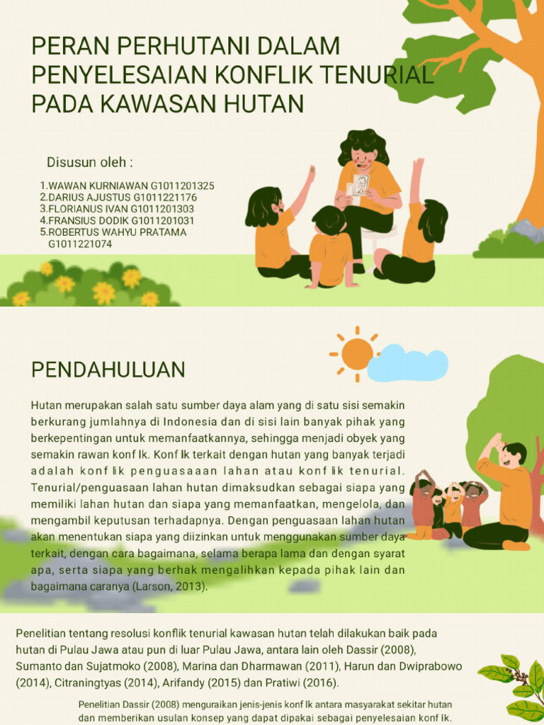 Peran Perhutani Dalam Penyelesaian Konflik Tenurial Pada Kawasan Hutan ...