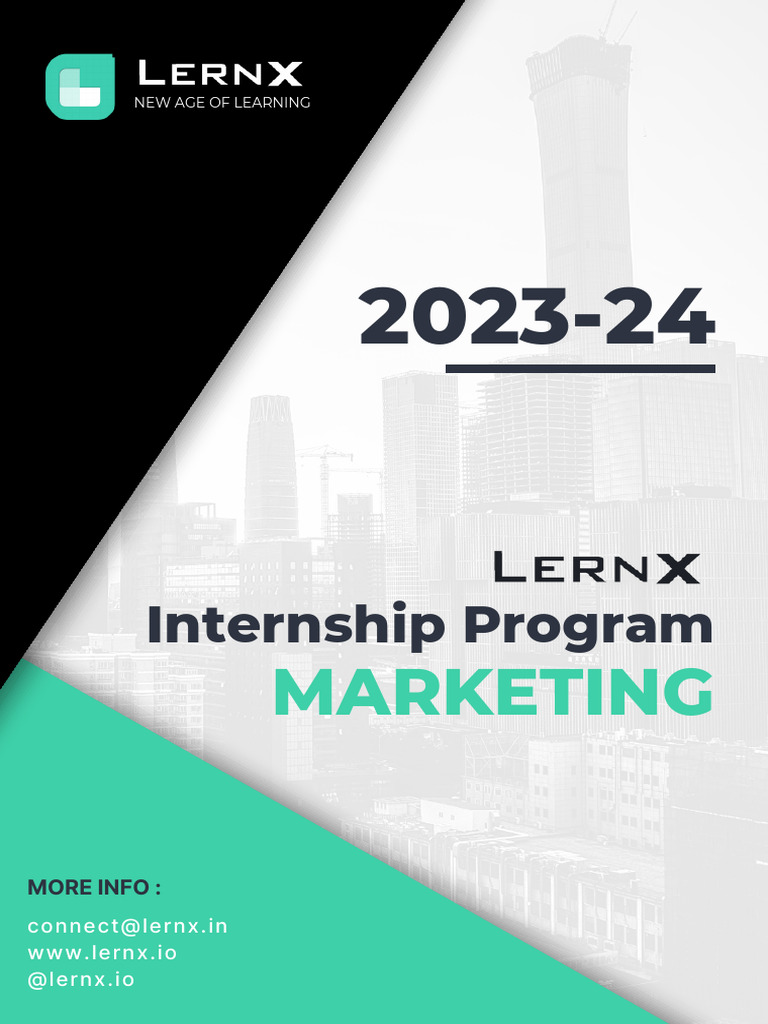 Lernx Internship Program Overview | PDF | Analytics | Social Media