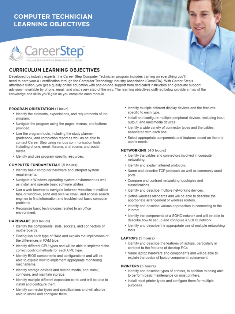 Learning Objectives CT | PDF | Troubleshooting | Laptop