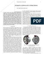 Wheel Torque and Speed in A Vehicle With In-Wheel Motors