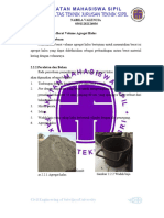 2.2. Pemeriksaan Berat Volume Agregat Halus