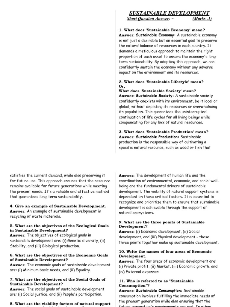 Understanding Sustainable Development Concepts | PDF | Sustainability ...