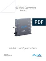 AJA 4K2HD Manual v1.13