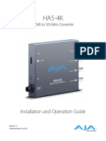 AJA HA5-4K Manual v1.7