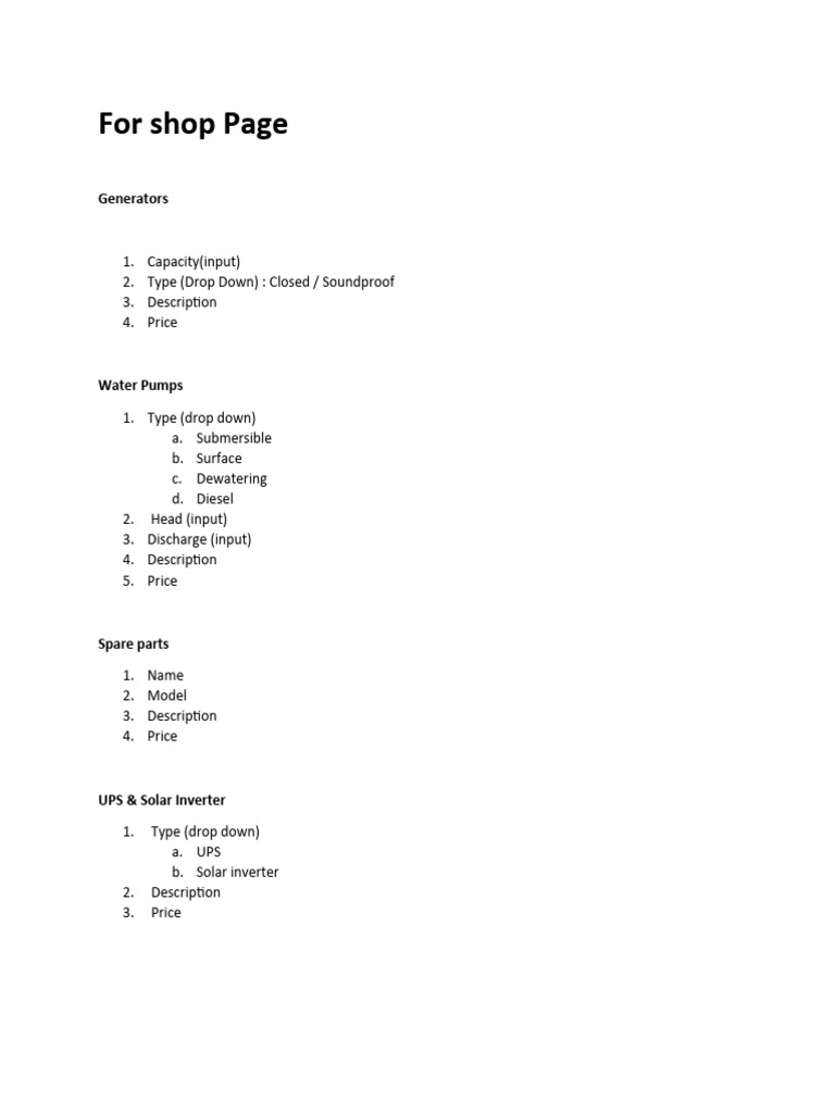 For Shop Page | PDF | History