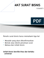 Surat Bisnis (Lanjutan)