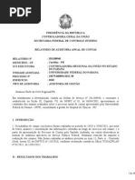 Relatório da CGU sobre as contas de 2010 da UFPR