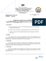 BFP MC 2020 033 Guidelines On Entry Into Agreement by The Municipalitycity Fire Marshals With T