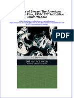 Ebook The Style of Sleaze The American Exploitation Film 1959 1977 1St Edition Calum Waddell Online PDF All Chapter