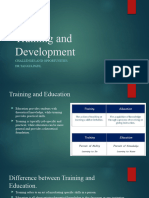 Training and Development-Basics
