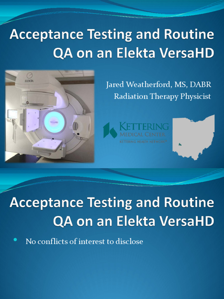 Weatherford - Versa Acceptance Testing | Download Free PDF | Dosimetry ...