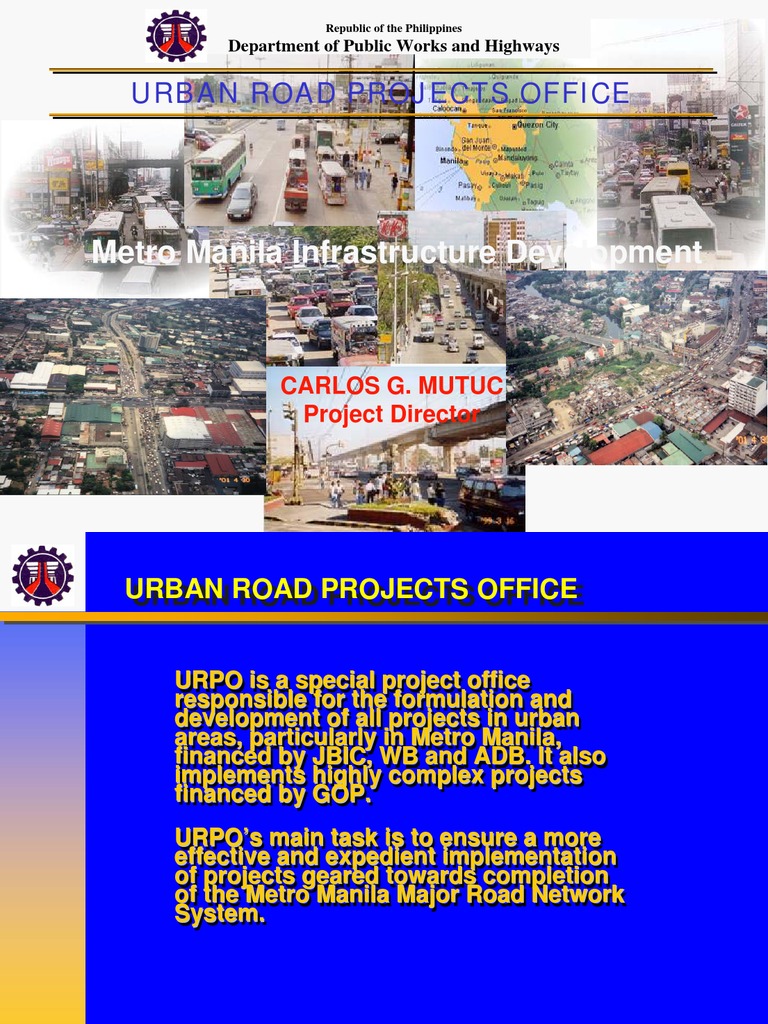 DPWH Urban Road Projects Office | PDF | Metro Manila | Road Transport