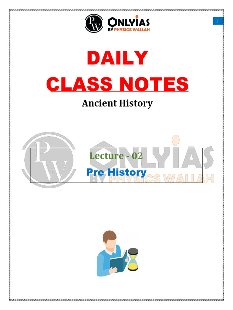 Ancient India's Prehistory Overview | PDF | Paleolithic | Stone Age