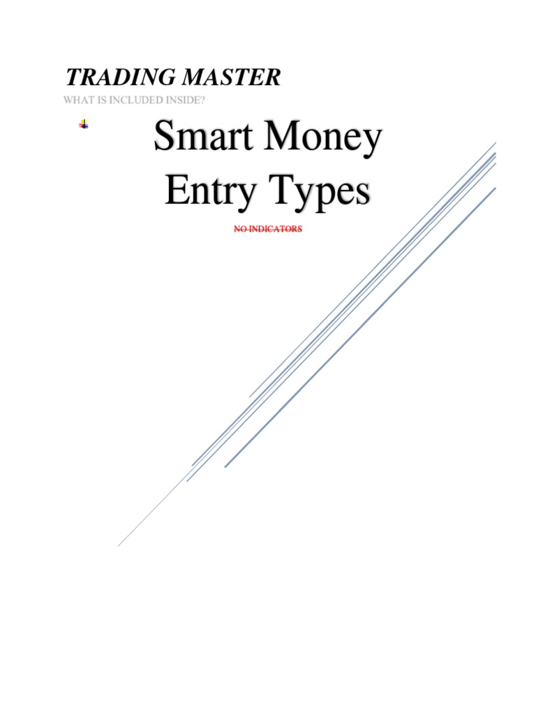 Smart Money Entry Types Explained | PDF | Hedge (Finance) | Market Maker