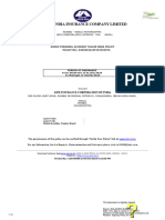 United India Insurance Company Limited: Mumbai - 400021 Maharashtra PH: (022) 22822394, (022) 49799210 FAX: EMAIL