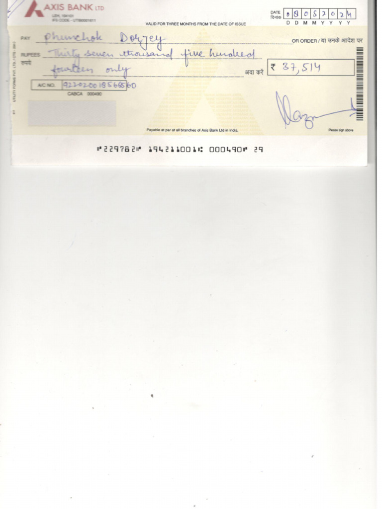 Cheque 4 Car | PDF