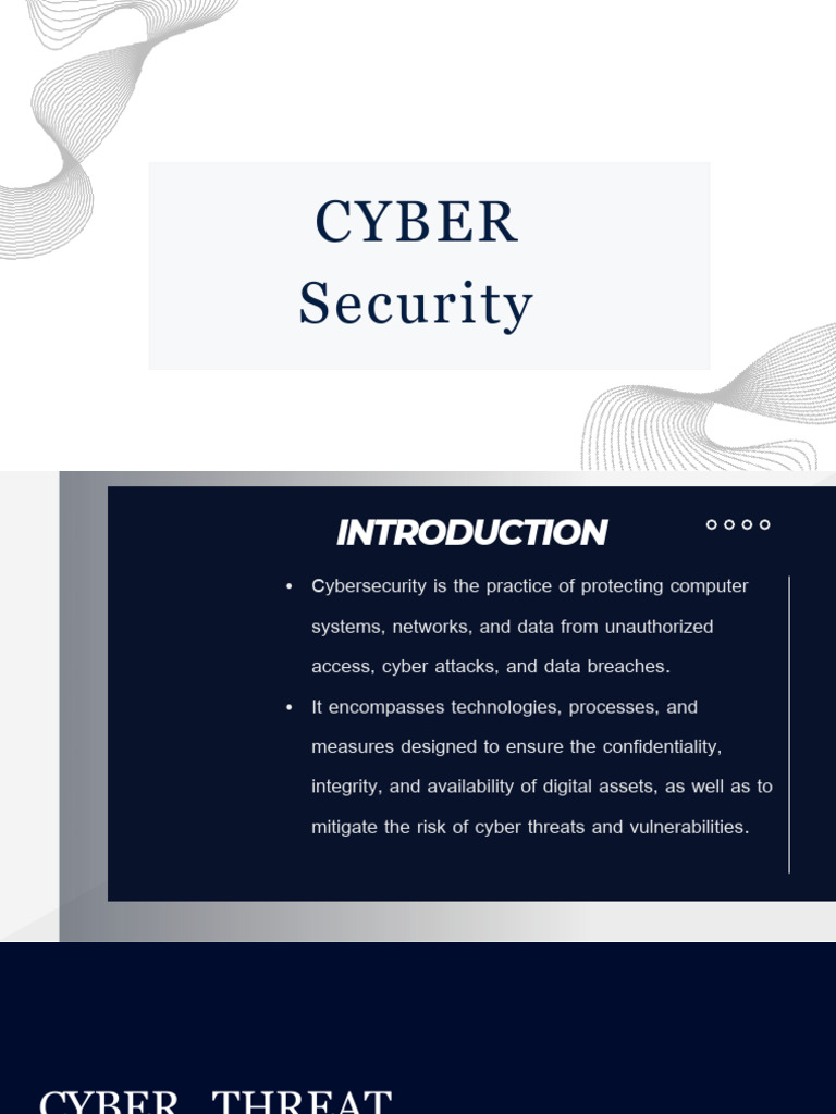 Cybersecurity Overview and Strategies | PDF | Security | Computer Security