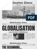 Globalisation - A Project For Class X Economics