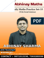 Daily Maths Practice Set-33