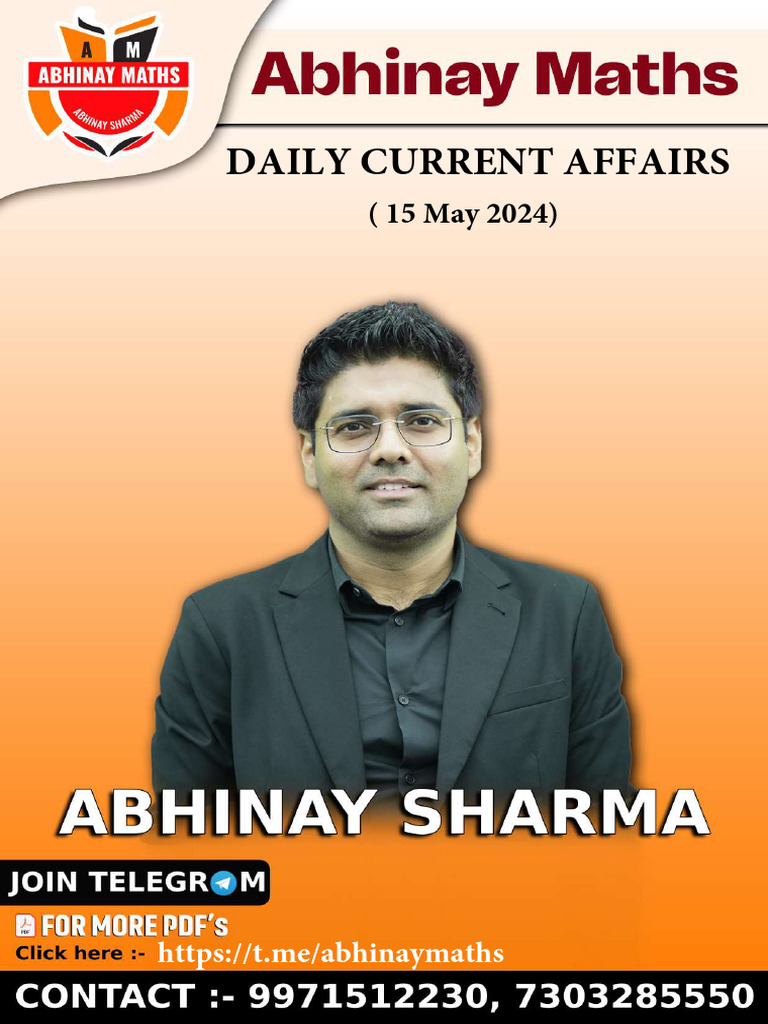 15 May 2024 Current Affairs | PDF