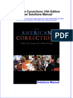Full American Corrections 10Th Edition Clear Solutions Manual Online PDF All Chapter