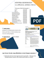 Tugas Statistika Kelompok 1 Crossectional